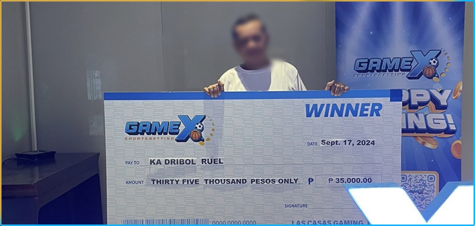 Win Streak: Ka Dribol Ruel Strikes Jackpot Again in GameX’s Happy Ending